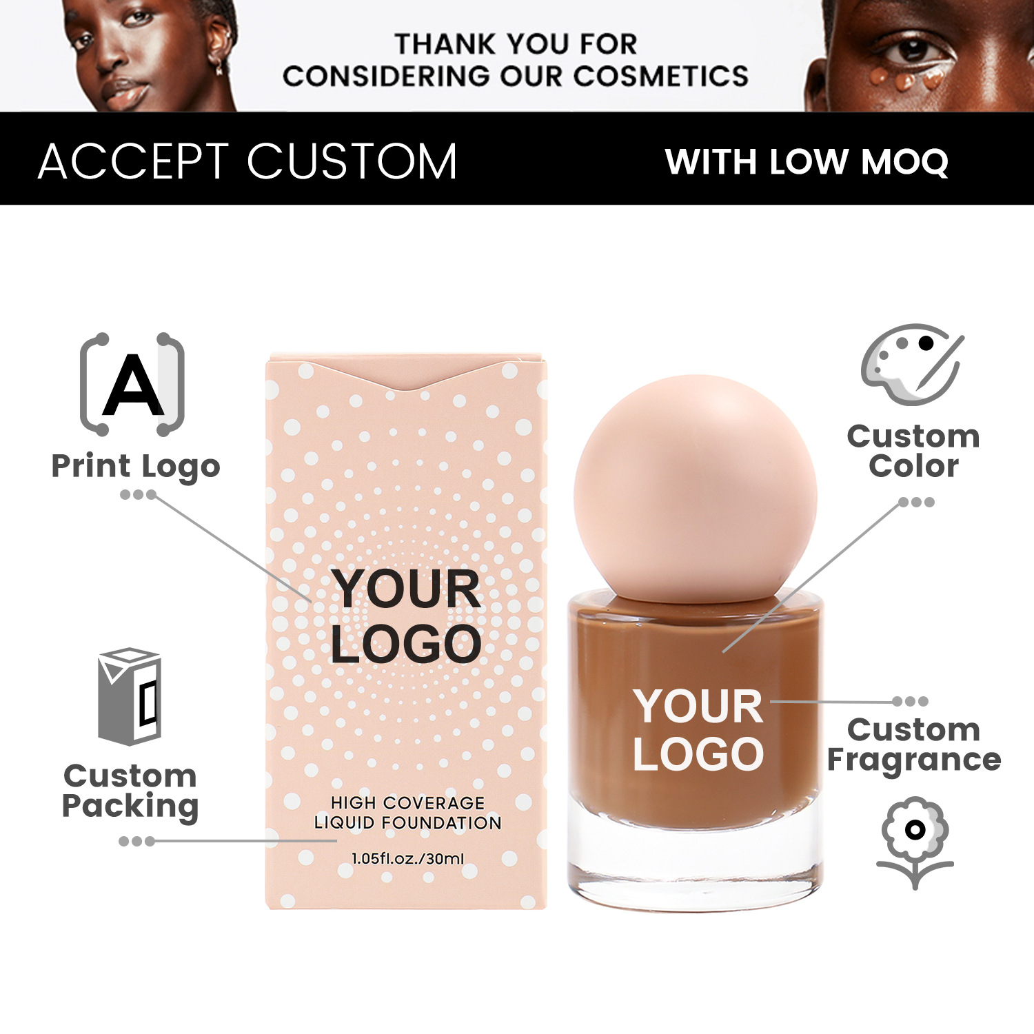 Gentle Formula Makeup Liquid Foundation