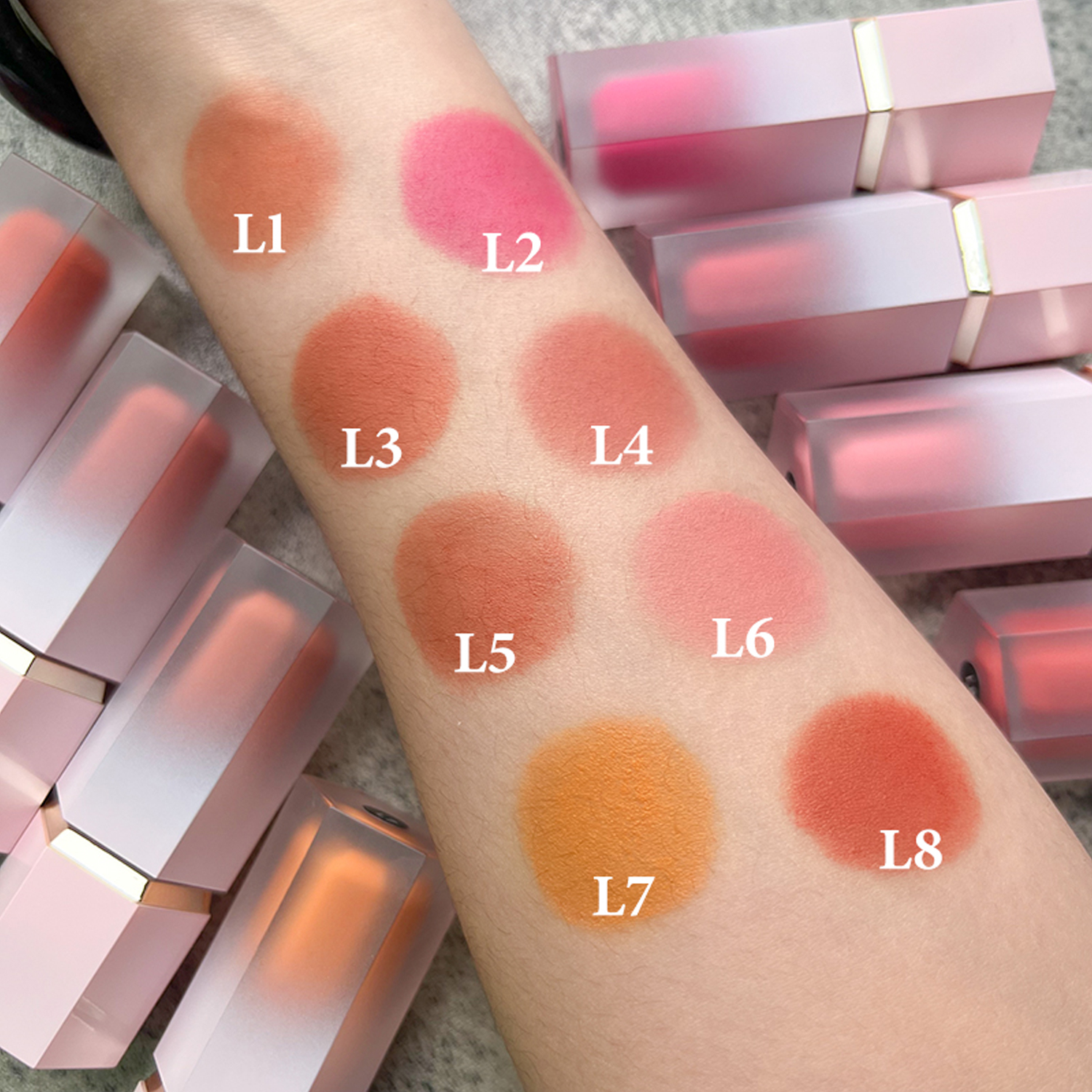 Vegan 8 Colors Face Makeup Blush