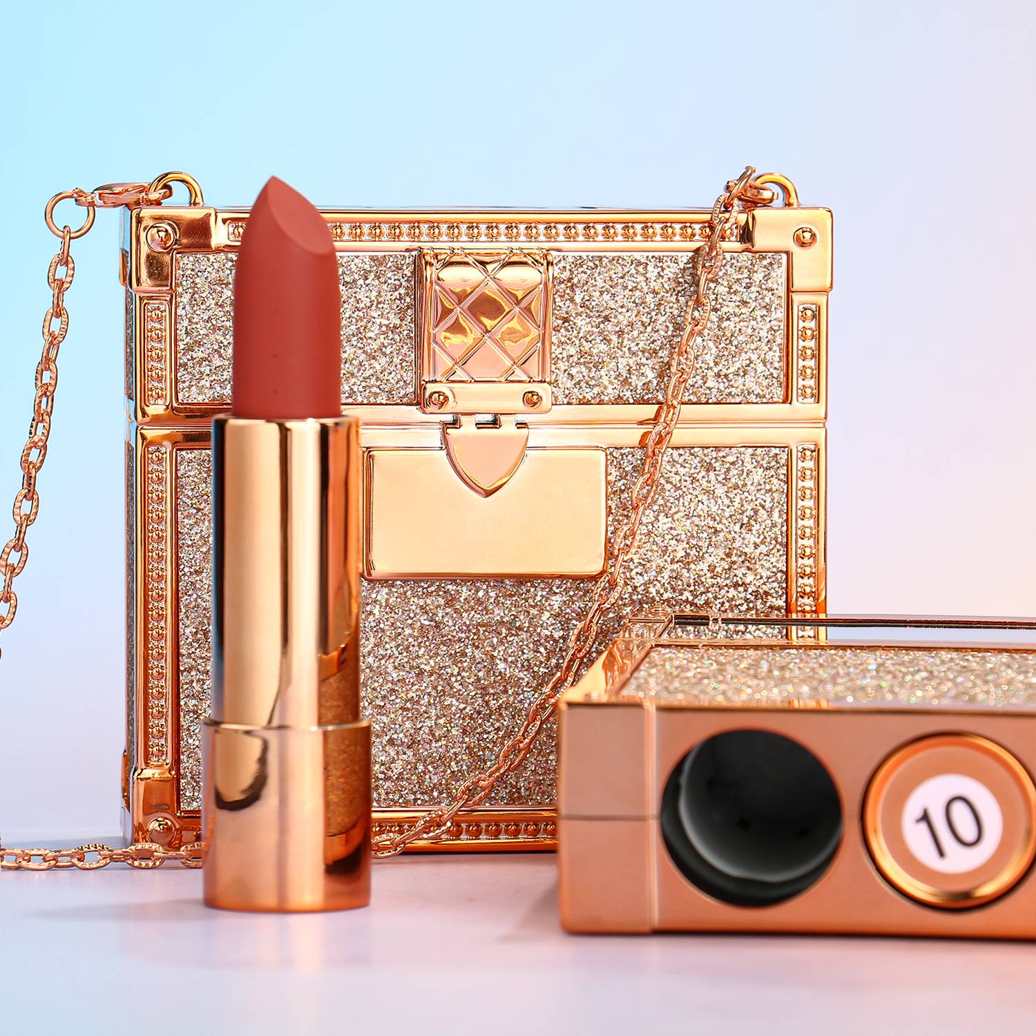 Luxury Chain Bag Vegan Lipstick