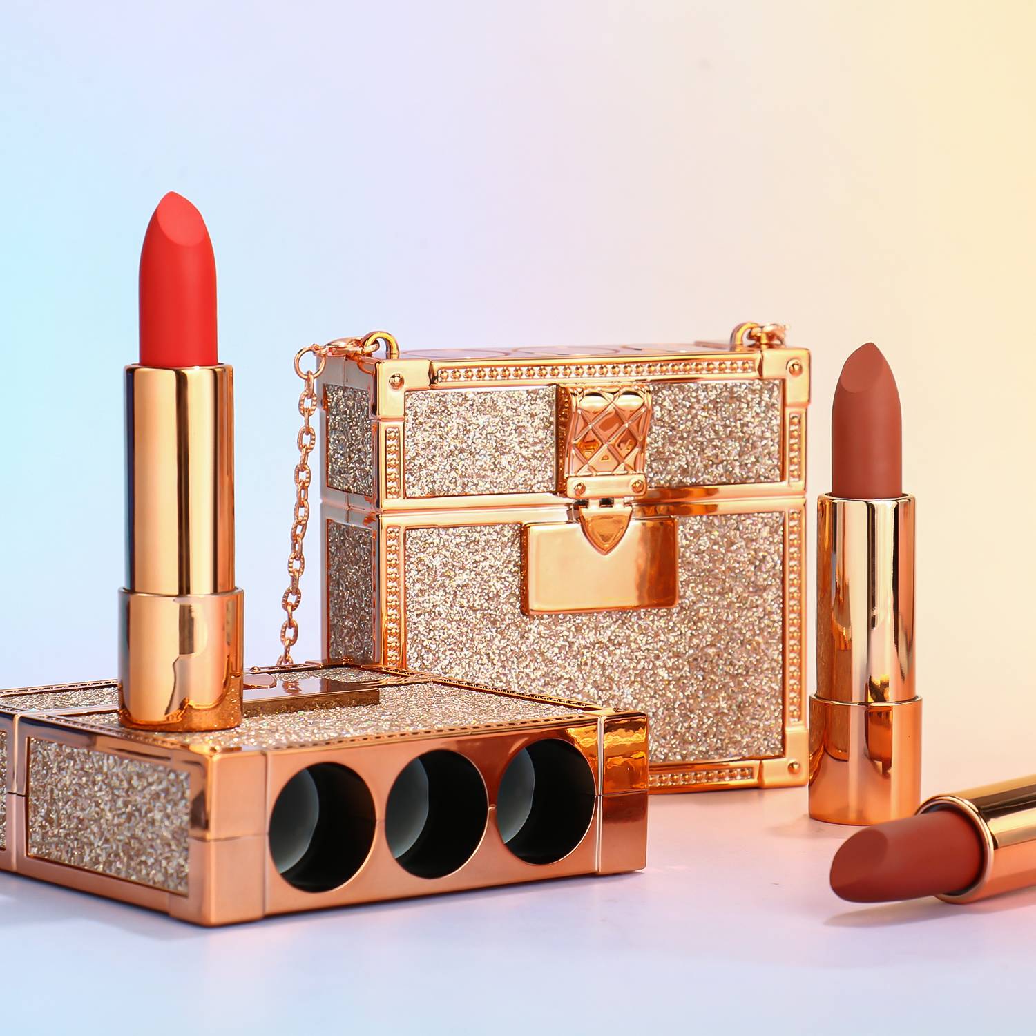 Luxury Chain Bag Vegan Lipstick