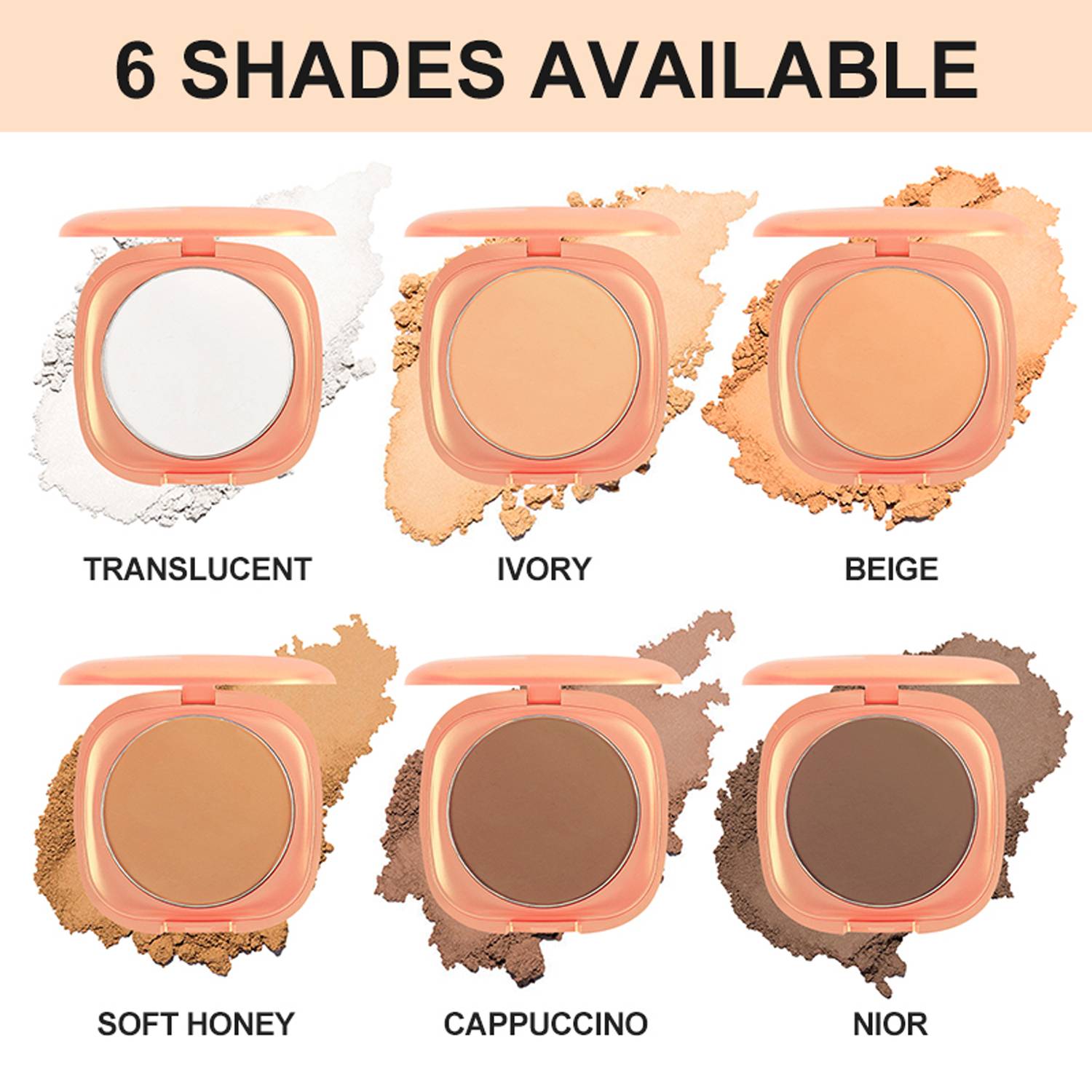 Long Lasting Matte Finish Pressed Powder